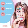 Party Factory Face Tattoo, Unicorn, Temporary Glitter Face Tattoo for