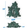 DreamsEden Cast Iron Trivet, Decorative Leaf Metal Trivets Rustproof Holder