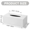 KINGFOM™ Rectangular PU Leather Facial Tissue Box Tissue Holder for