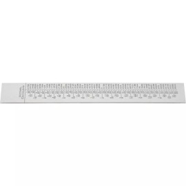 SPI 13-977-4 Steel Rule with Decimal Equivalent Reference