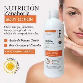 Crema Corporal Con Extracto Natural De Zanahoria Body Lotion