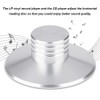 Vinyl Record Weight Clamp Metal Disc Stabilizer with Display Rotation
