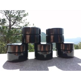 Miron Glass UV Glass Jar Set of 5 10ml UV Glass Jars Perfect for Storing Anything!