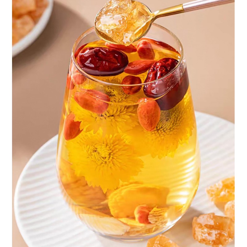 MOORCHOCO Yellow Rock Sugar for Pho, Medium-Sized (Large particles 10.58oz)