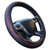 S SUMEX Universal Car Steering Wheel Cover Centauro Black Red