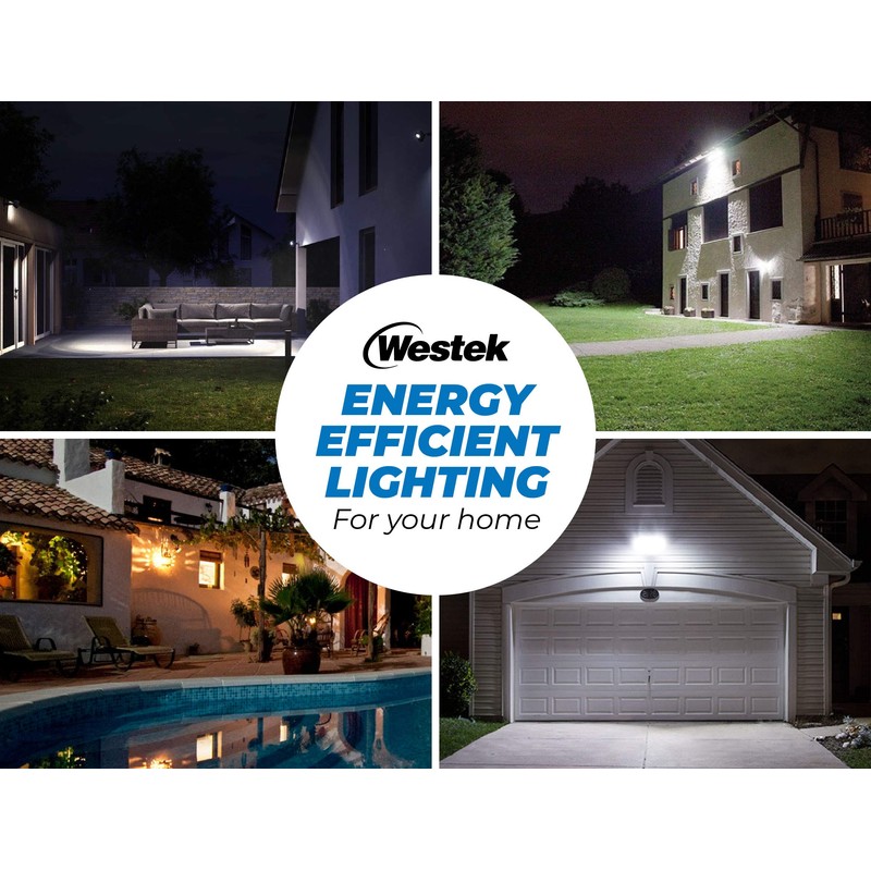 Westek Screw in Motion Sensor Light Socket for Outdoor Lighting,