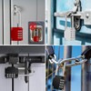 ZHEGE Padlock, Combination Lock, 4 Digits, Japanese Instruction Manual, Waterproof,