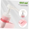 ABOOFAN Square Liquid Pump Dispenser Bottle for Shampoo Body Wash