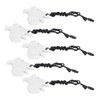 5Pcs Chew Necklace Food Grade Silicone Chewing Pendant for Toddlers