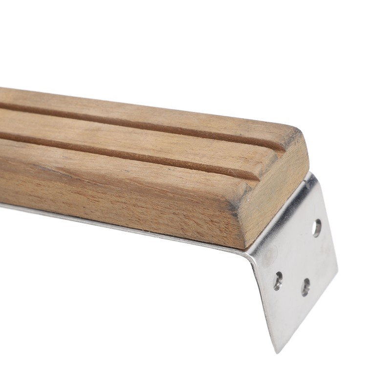 11‑1/4x5‑1/8in Teak Mast Steps Marine Grade 304 Stainless Steel Mast