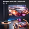 [Auto Focus/4K Support] Projector with WiFi 6 and Native 1080P,