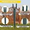 No Dig Ground Screw Anchor Spike – 27 inch U