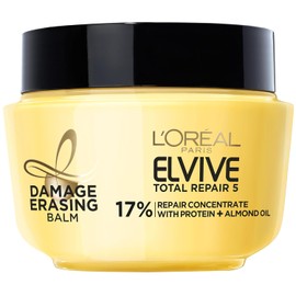 L'Oreal Paris Elvive Total Repair 5 Damage-Erasing Balm with Almond and Protein, 8.5 Ounce