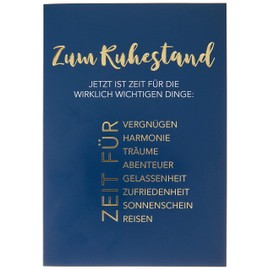 Retirement Lifestyle Card - Time for Things - 11.6 x 16.6 cm