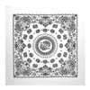 Trifong Bandana, 100% Cotton, Cashew Nut Pattern, Paisley Handkerchief, Unisex,