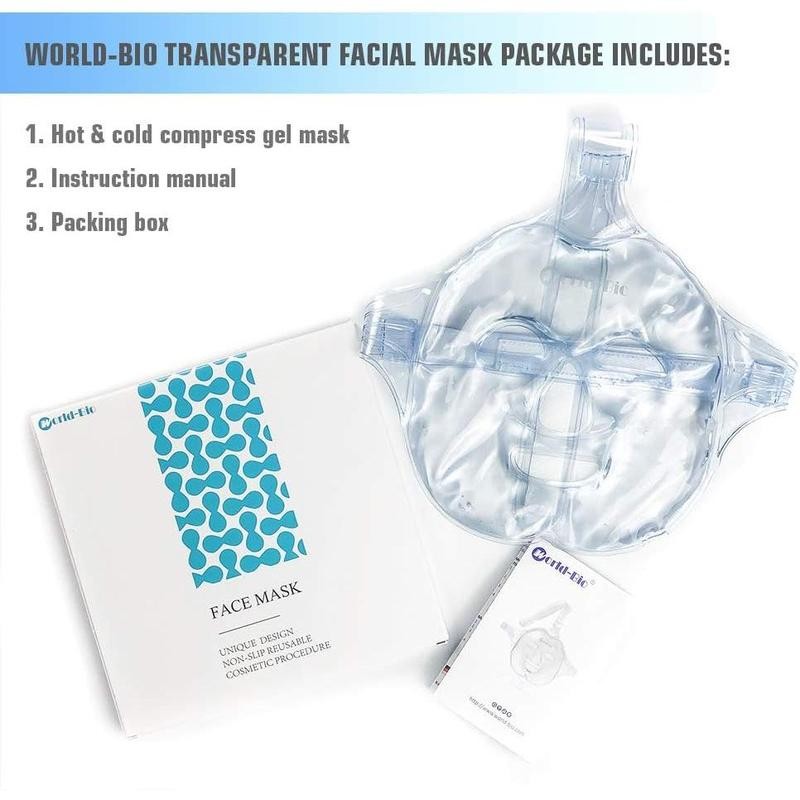 Cold Therapy Face Mask for Migraine & TMJ Relief, Reusable