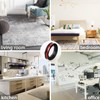 Trimold Carpet to Tile Floor Transition Strip, Black Self-Adhesive Threshold
