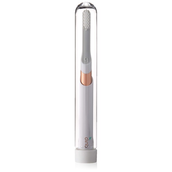 Quip Adult Electric Toothbrush - Sonic Toothbrush with Travel Cover & Mirror Mount, Soft Bristles, Timer, and Metal Handle - Copper