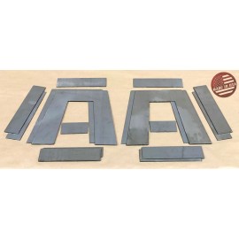 StreetRays [Originals] [SR] Air Ride Slammed Truck Under Bed Frame 10" Tall Step C Notch Kit 2.5" Wide