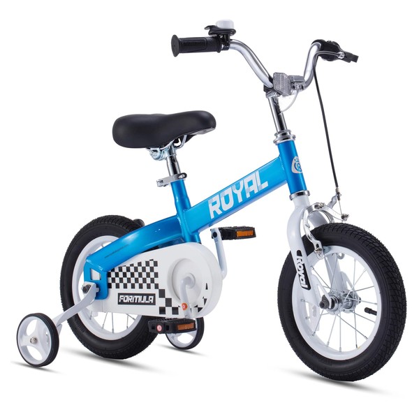 Royalbaby Formula Toddler and Kids Bike, 12 14 16 18 20 Inch Wheels Bicycle, Training Wheels Options, Boys and Girls Ages 3+ Years