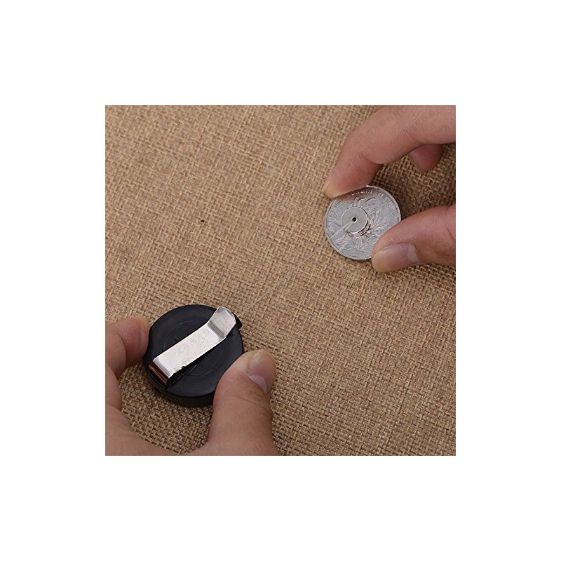 MilesMagic Magician's Coin Vanishing Magnetic Device Gimmick Ferrous Dollar, Pound,