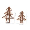 OFFSCH 2pcs Christmas Tree Wreath Reath Crafting Use Garland Frame