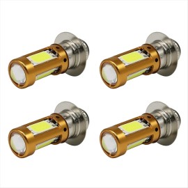 4 Bombillas Led H6m Px15d P15d Para Faros Delanteros Hi-lo P