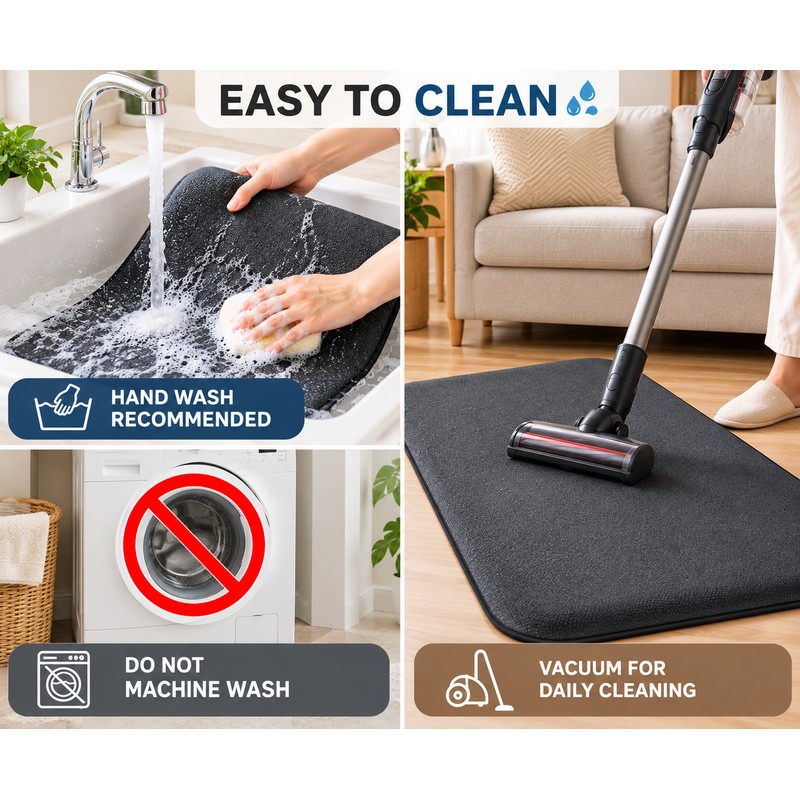 Thickened Absorbent Floor Mat for Kitchen & Bathroom – Non-Slip
