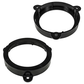 tomzz Audio 2845-008 Speaker Rings Adapter Brackets Compatible with Renault Megane 3 Wind Dacia Logan Sandero for 130 mm DIN Speaker