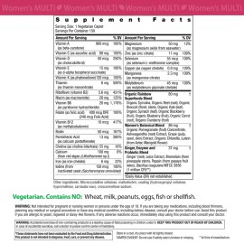 Rainbow Light Women’s Multivitamin with Ashwagandha, Lutein, Probiotics & Real Food Nutrients – 150 Vegetarian Caplets for Daily Wellness