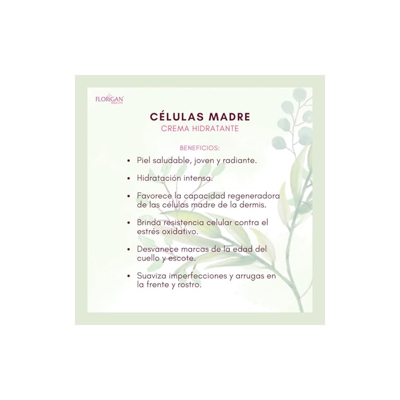 FLORIGAN Crema Hidratante Versátil CÉLULAS MADRE 110grs. FLORIGAN