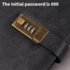 Diary with Lock A5, PU Leather Journal with Combination Lock,