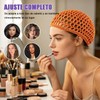 6 Piezas Red para Cabello Elástica, Tubi para Dormir, Tubi