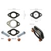 Universal Exhaust Flange Connector Set 50 mm [1.96 Inches] with