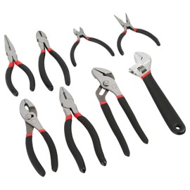 Great Neck 87900 8-Piece Steel Pliers and Wrench Tool Set