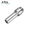 HARFINGTON 4pcs 3.2mm Drill Chucks Collet Bit 18mm Length Mini