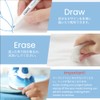 LEONIS Water Erasable Fabric Marking Pen Blue 10 Count Pack