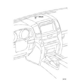 TOYOTA (トヨタ) 純正部品 オートマチックライトコントロール センサ ランドクルーザー NULL 品番89121-30020
