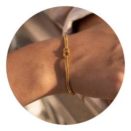 Yunhazit Matching Couple Bracelets – Infinity Promise Love Knot BFF Bracelets for Women & Men, Hypoallergenic Non-Tarnish Friendship Jewelry, Bestie Gifts, Forever Relationship Jewelry for Her/Him