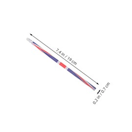 DOITOOL 24pcs Uk Flag Pencils Easy to Sharpen School Stationery Vibrant Colors for Classroom Supplies Compact Portable Writing Tools for Teachers