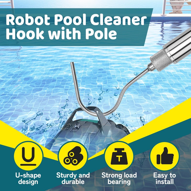 ORAPXI Hook for Pool Robot Vacuum Robotic Pool Cleaner Retrieval