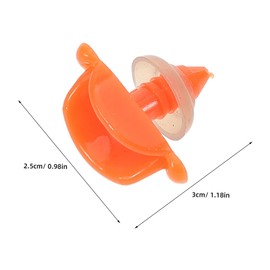 Ciieeo 20pcs DIY Duck Beak for Repair and Crafting Replacement Mouth Accessories with Smooth Surface Safe and Lightweight for Doll Duck Mouth Restoration