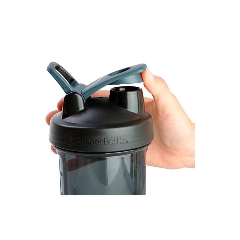 BlenderBottle Pro Series Shaker Bottle BlenderBall Rounded Base with SpoutGuard,