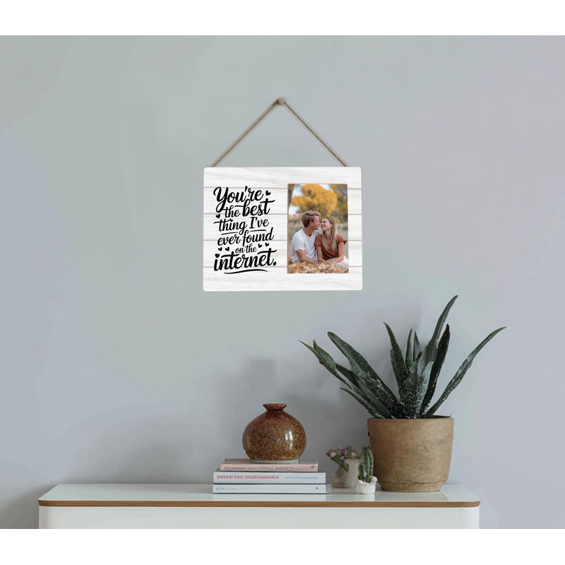 Romantic Couples Gifts Picture Frame,You're The Best Thing I've Ever