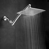 Razor Mega Size 9-inch Chrome Face Rainfall Shower with 15-inch