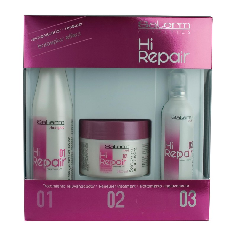 Salerm Cosmetics Hi Repair Kit (Shampoo 9.0 Ounce + Mask