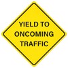 Anobell Yield to Oncoming Traffic Sign 24" × 24" Reflective
