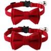 Yiwong Bow Collar for Cat, Removable Cat Bow Tie, Large