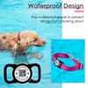 ThinkPet Airtag Holder Nylon Dog Collar with Smart ID QR