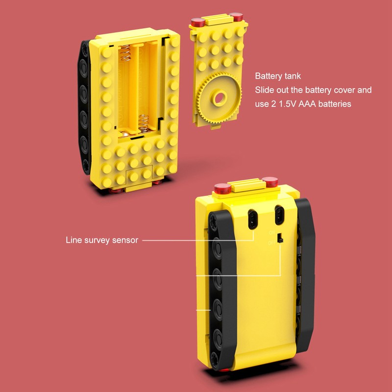 Digging Truck Toy Inductive DIY Assembly Electronic Vehicle Excavator Construction